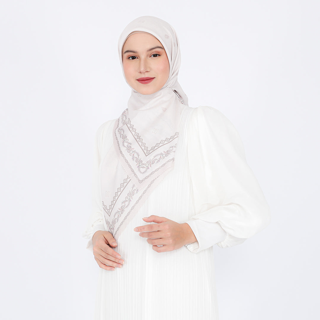 Arina Embossed Printed Scarf