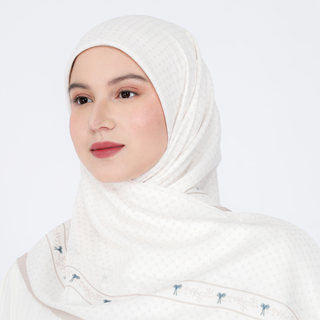 Nika Embossed Printed Scarf