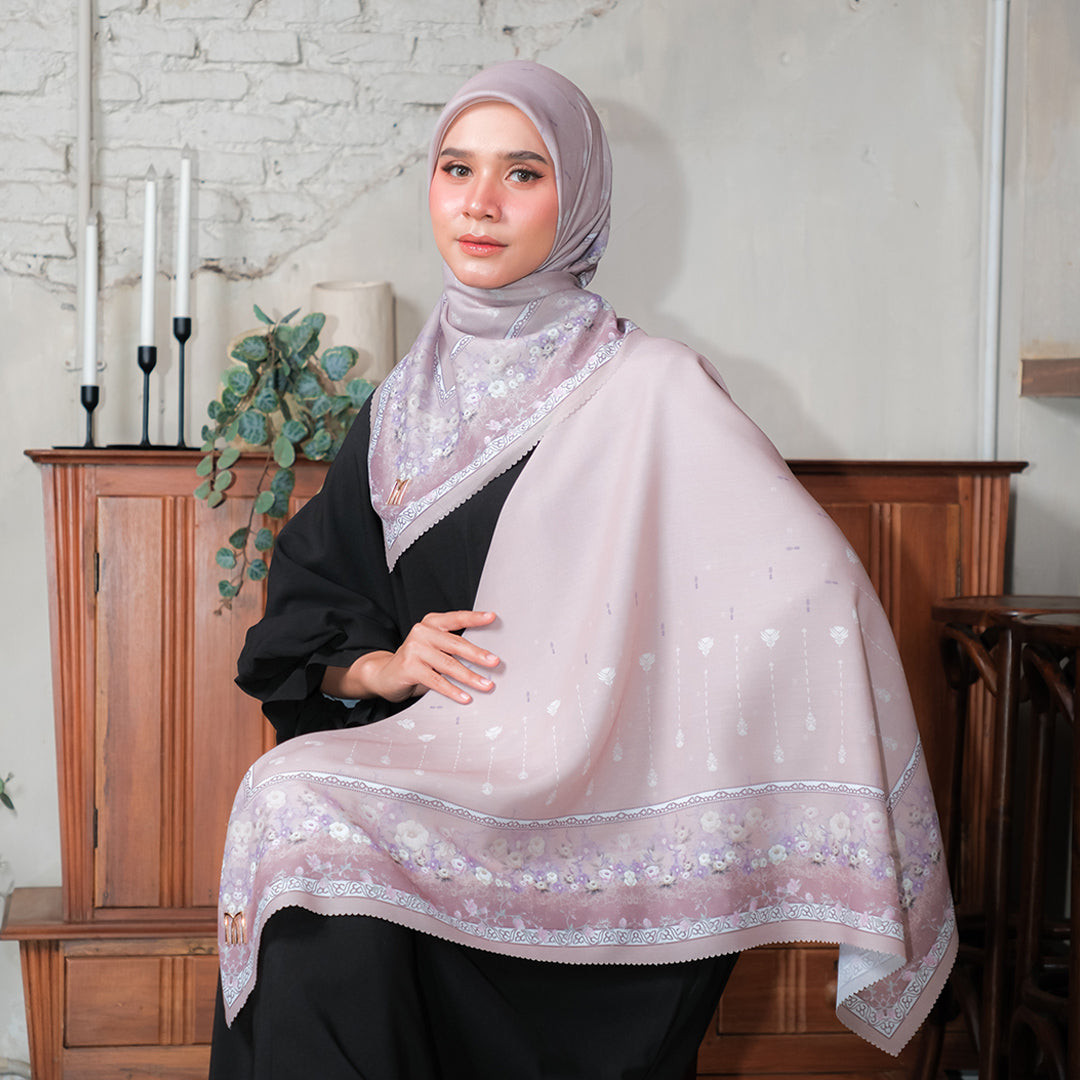 Jelita Embossed Printed Scarf