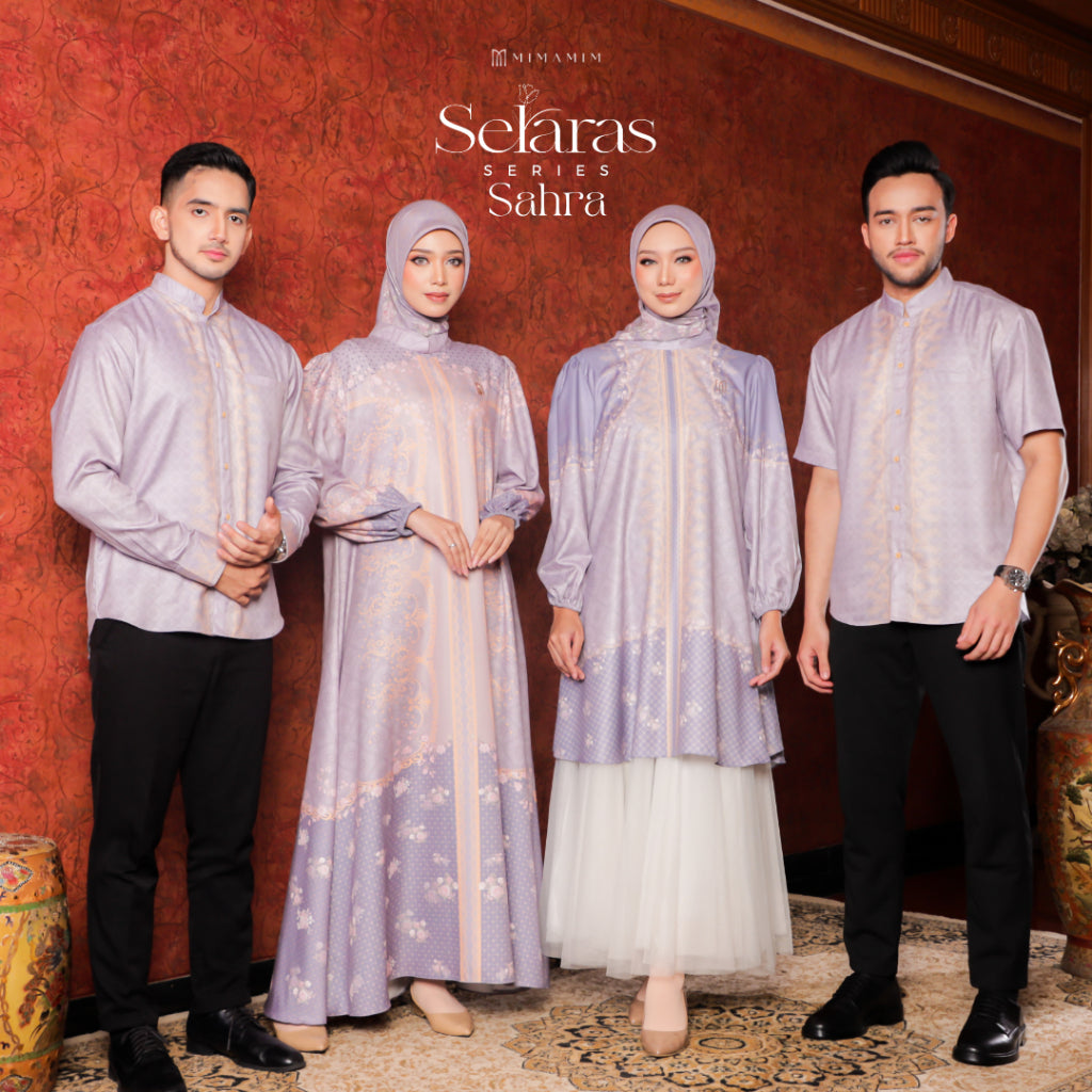 Couple Set Selaras Sahra Purple