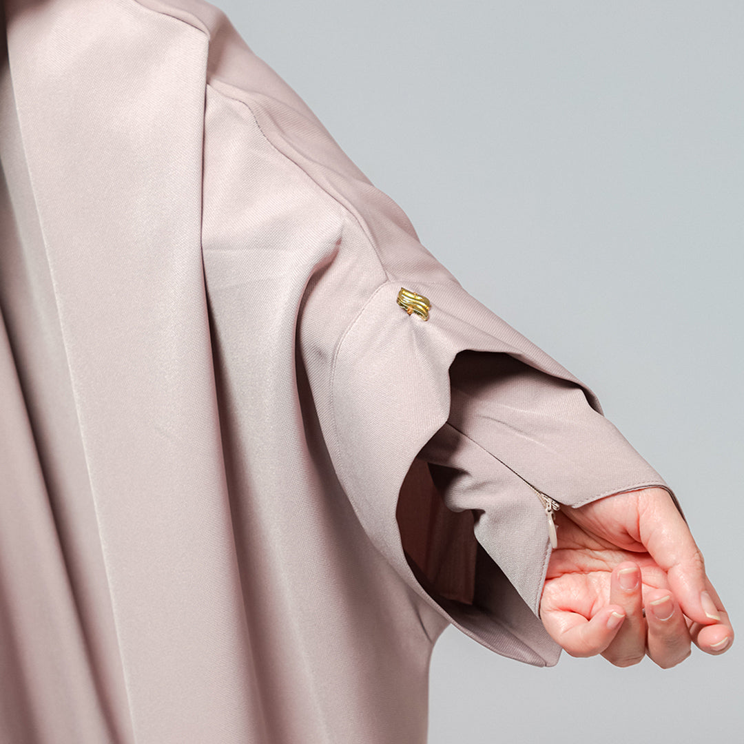 Aziza Long French Khimar Instan Cadar 2in1 Batwing