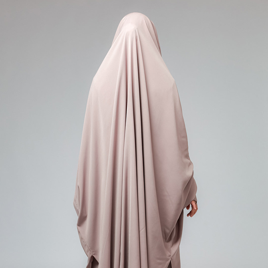Aziza Long French Khimar Instan Cadar 2in1 Batwing