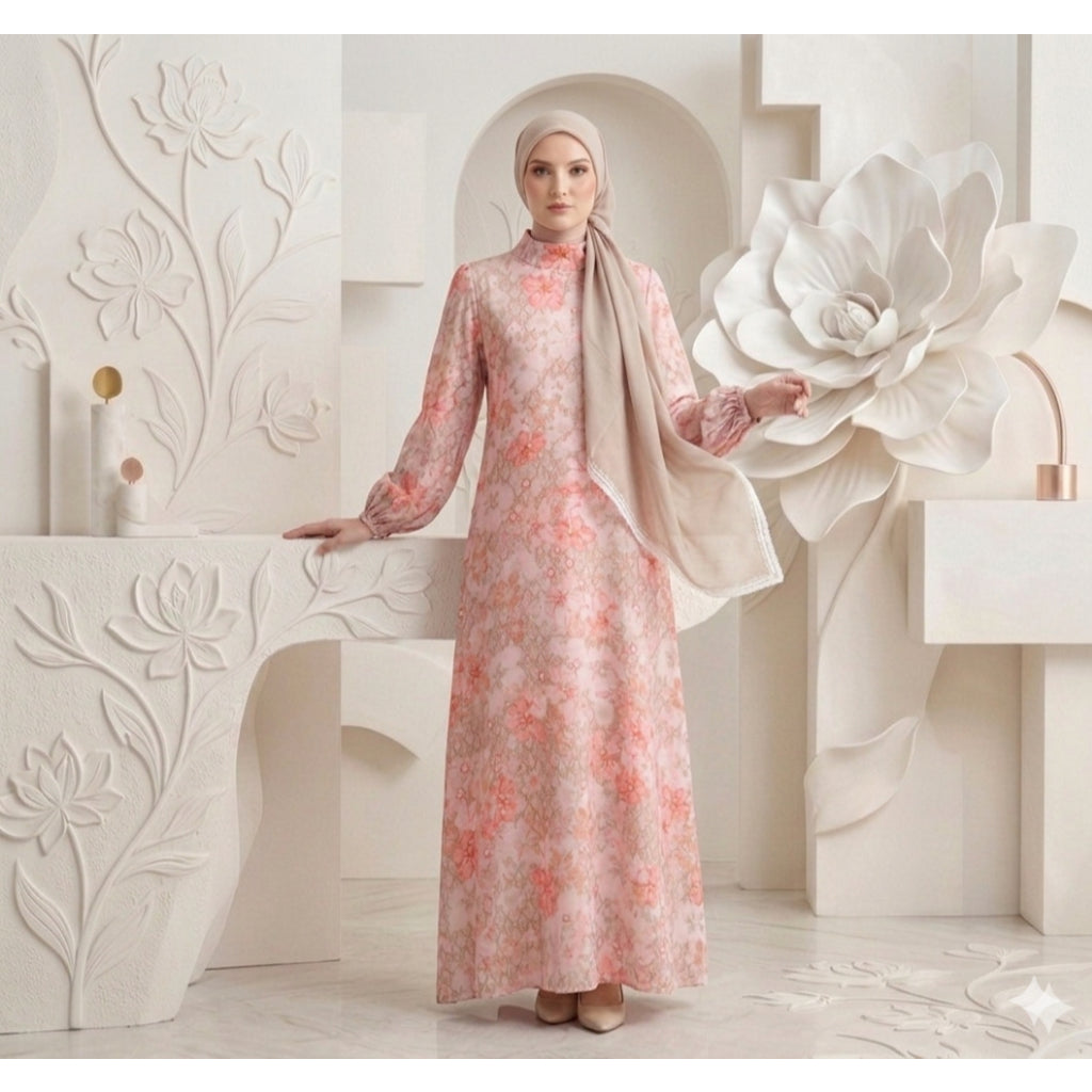 Dress Set Jilbab Kinasih