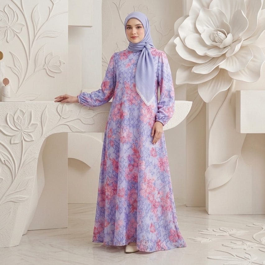 Dress Set Jilbab Kinasih