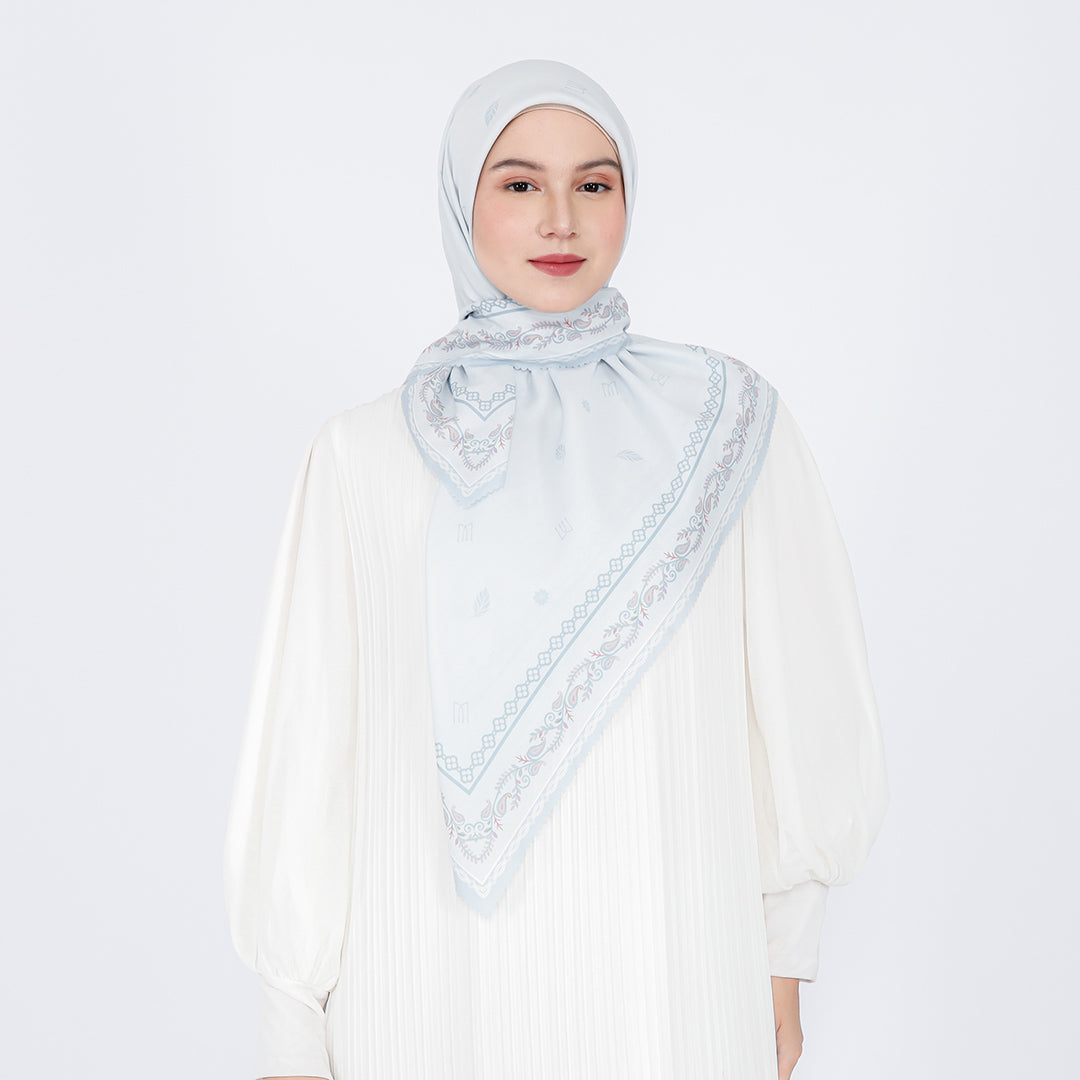 Arina Embossed Printed Scarf