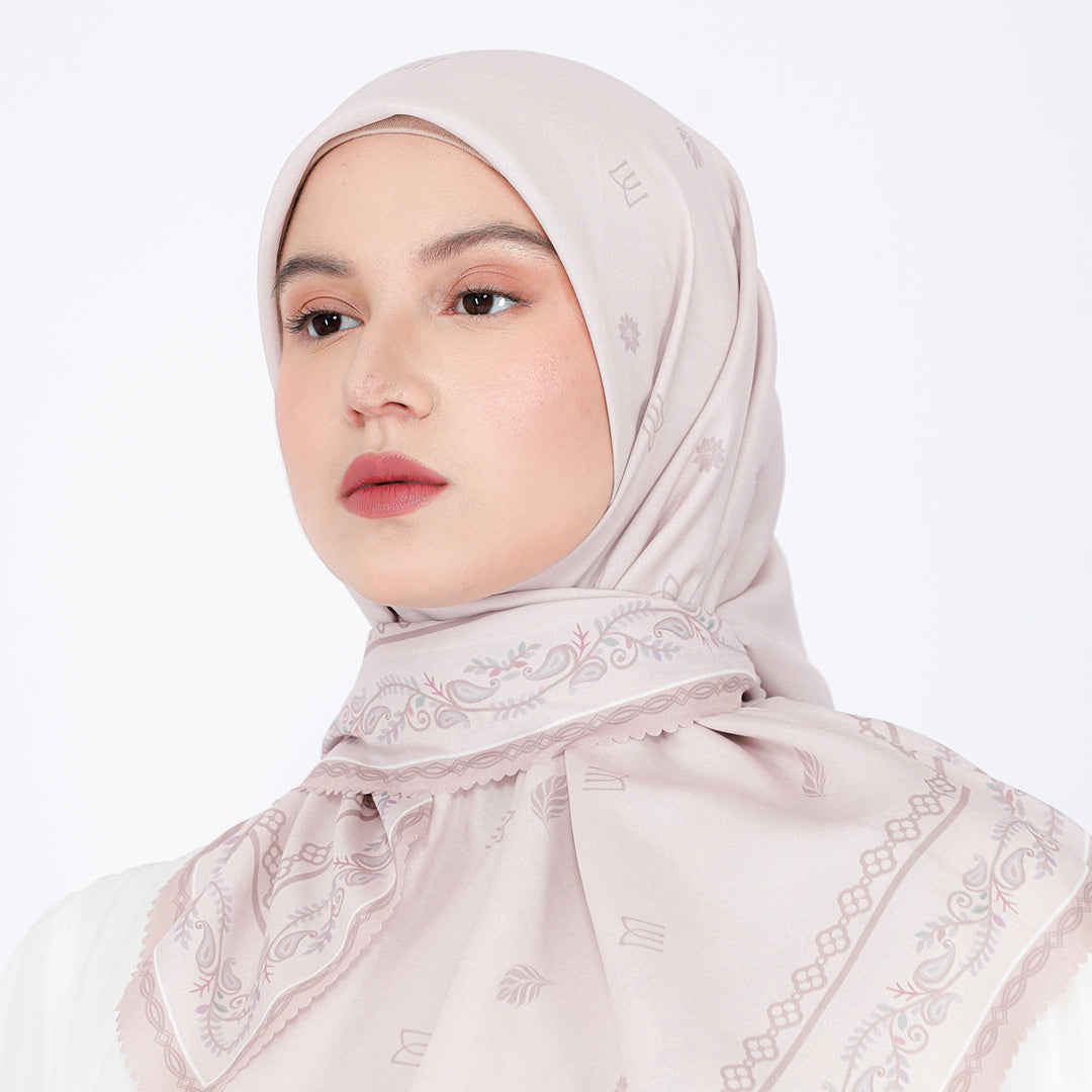 Arina Embossed Printed Scarf