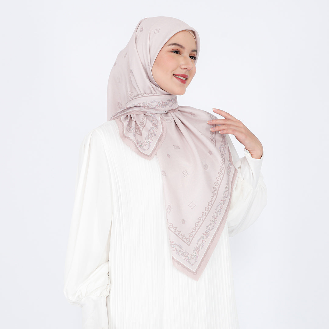 Arina Embossed Printed Scarf