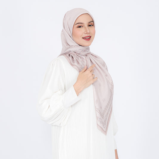 Arina Embossed Printed Scarf