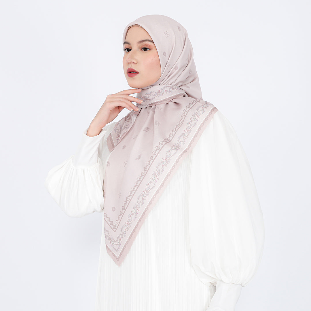 Arina Embossed Printed Scarf