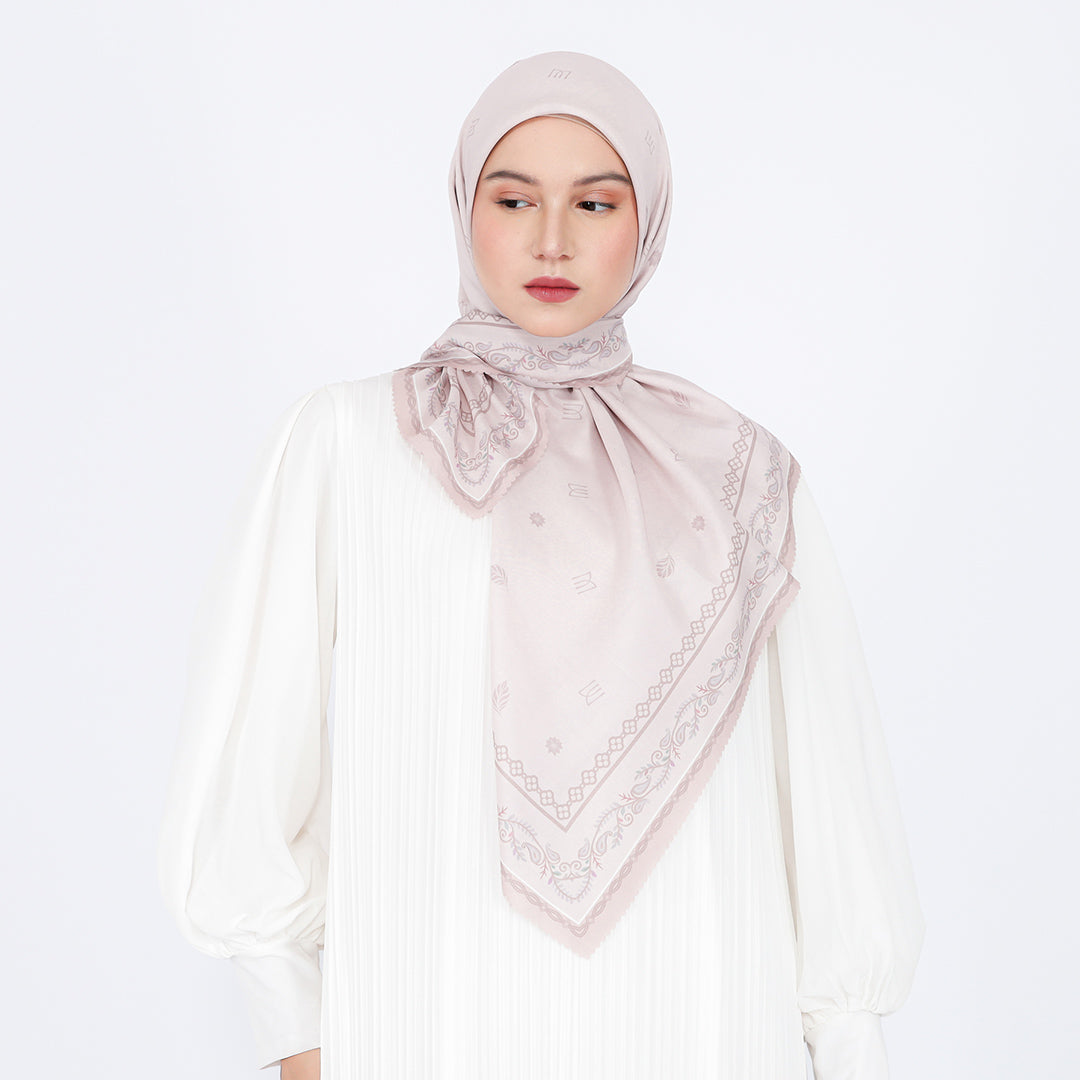 Arina Embossed Printed Scarf