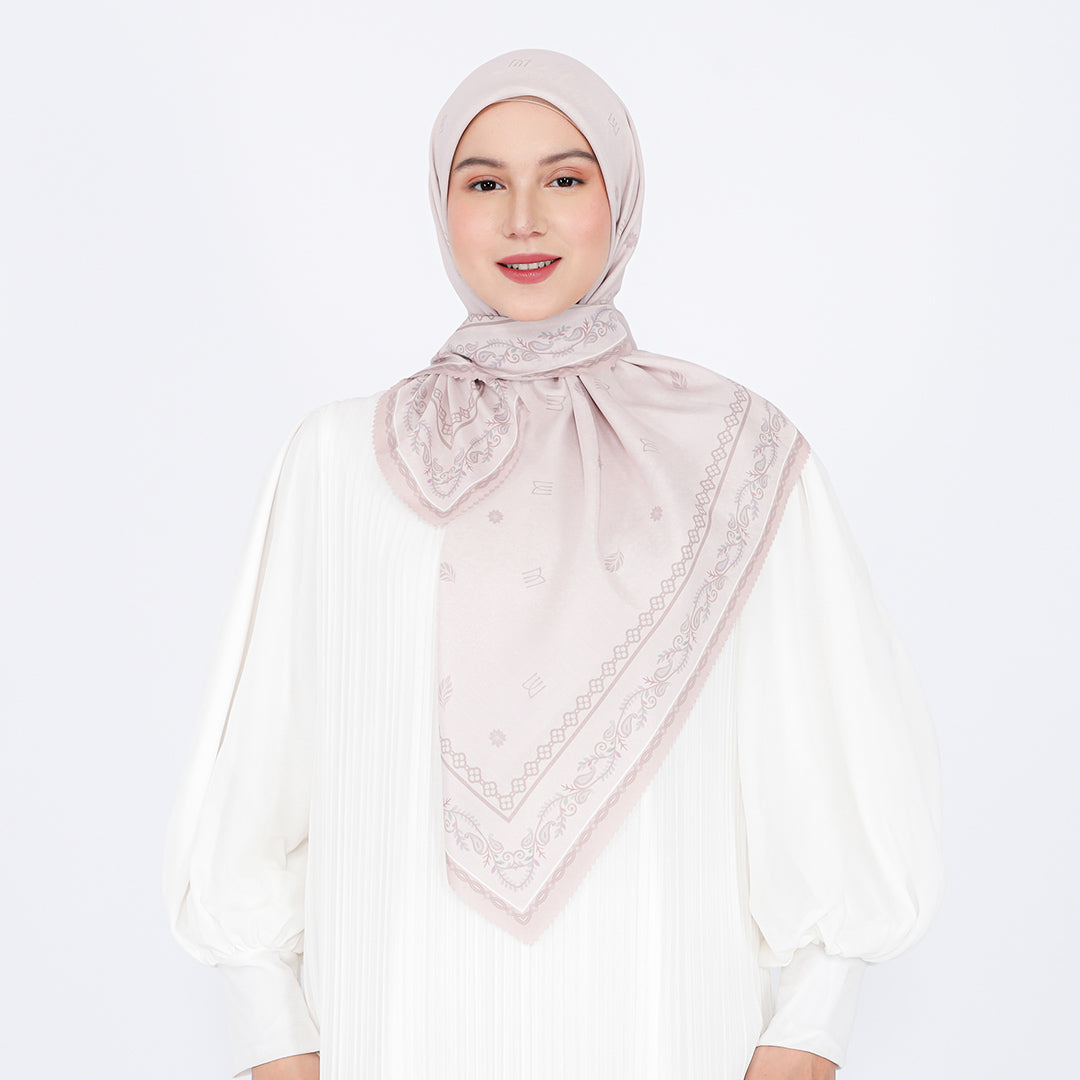 Arina Embossed Printed Scarf