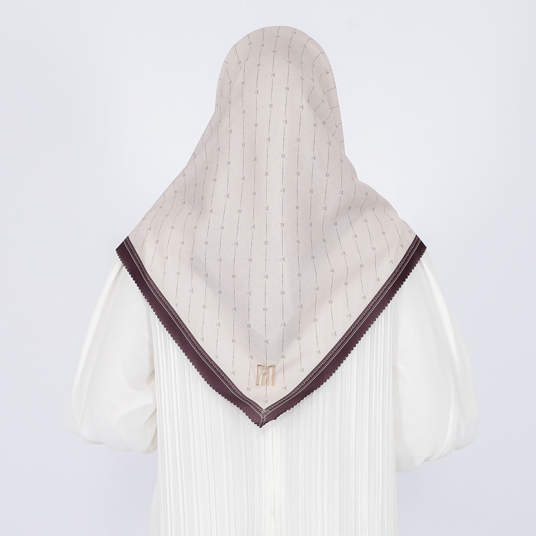 Nala Embossed Printed Scarf