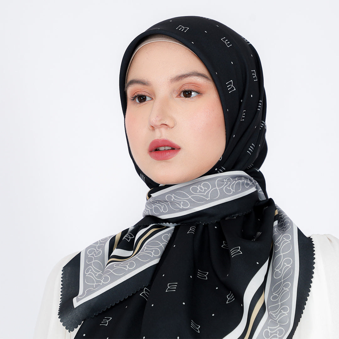 Rahita Embossed Printed Scarf