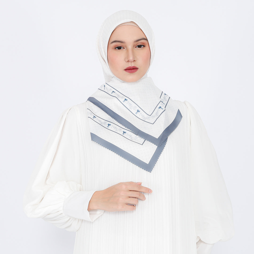 Nika Embossed Printed Scarf