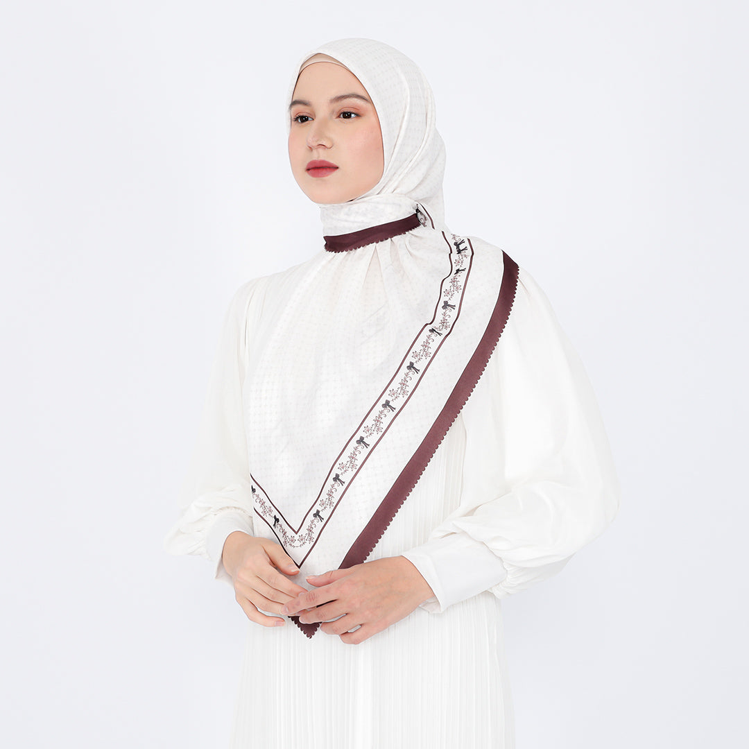 Nika Embossed Printed Scarf