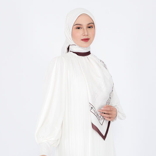 Nika Embossed Printed Scarf