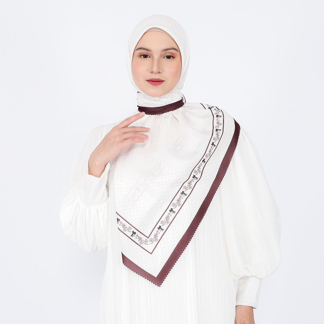 Nika Embossed Printed Scarf