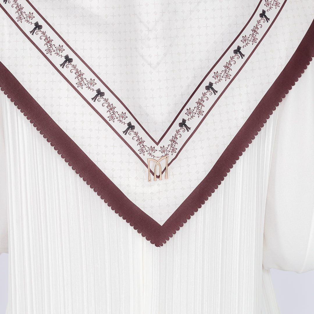 Nika Embossed Printed Scarf