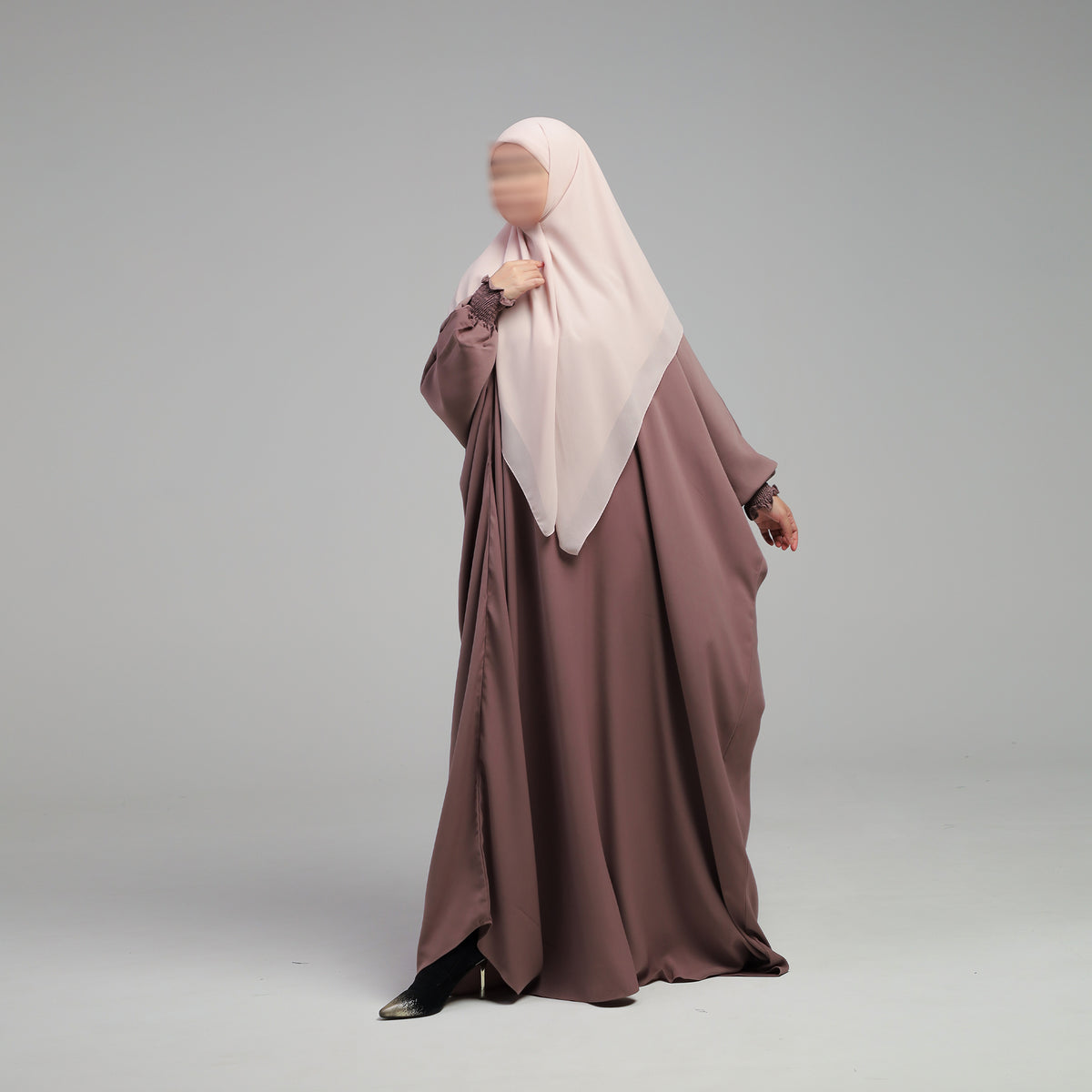 Abaya Gamis Muslimah Syari Dress Iffa Batwing