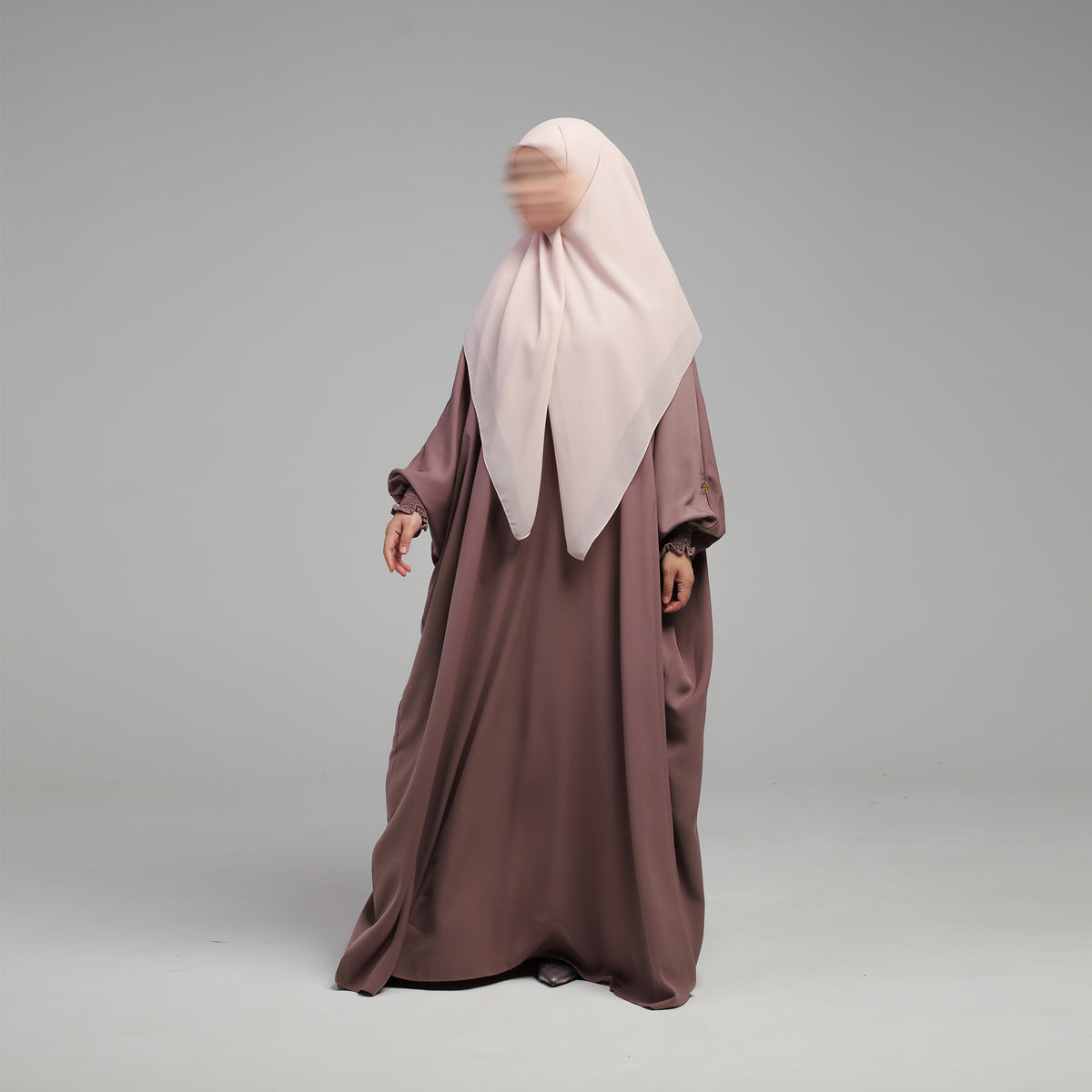 Abaya Gamis Muslimah Syari Dress Iffa Batwing