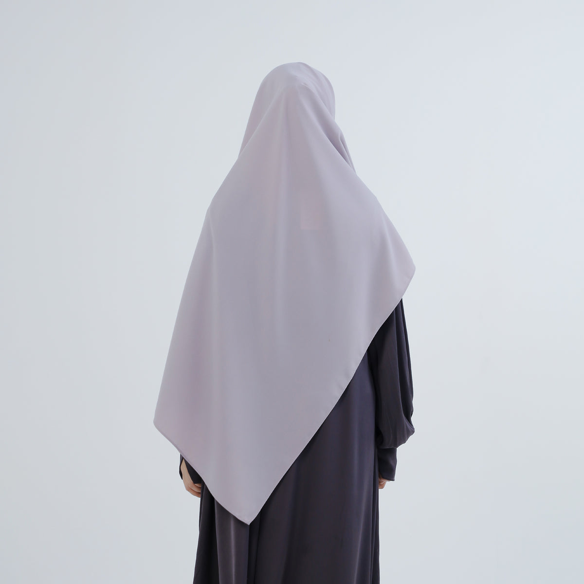 Bahira Pastel Purple Pashmina Bandana Instan (Pasban)