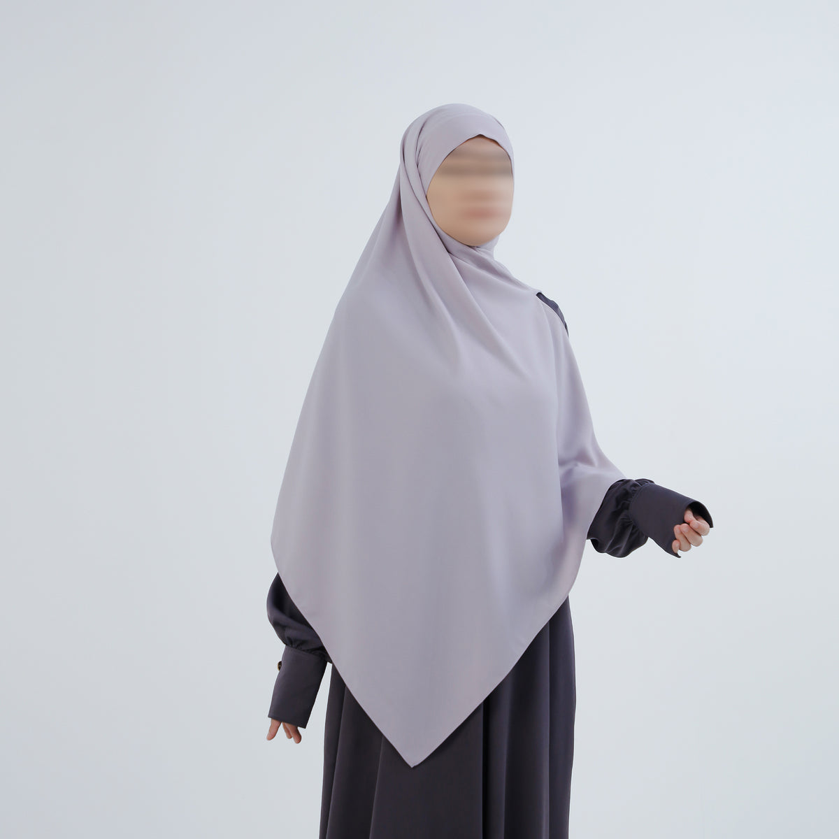 Bahira Pastel Purple Pashmina Bandana Instan (Pasban)