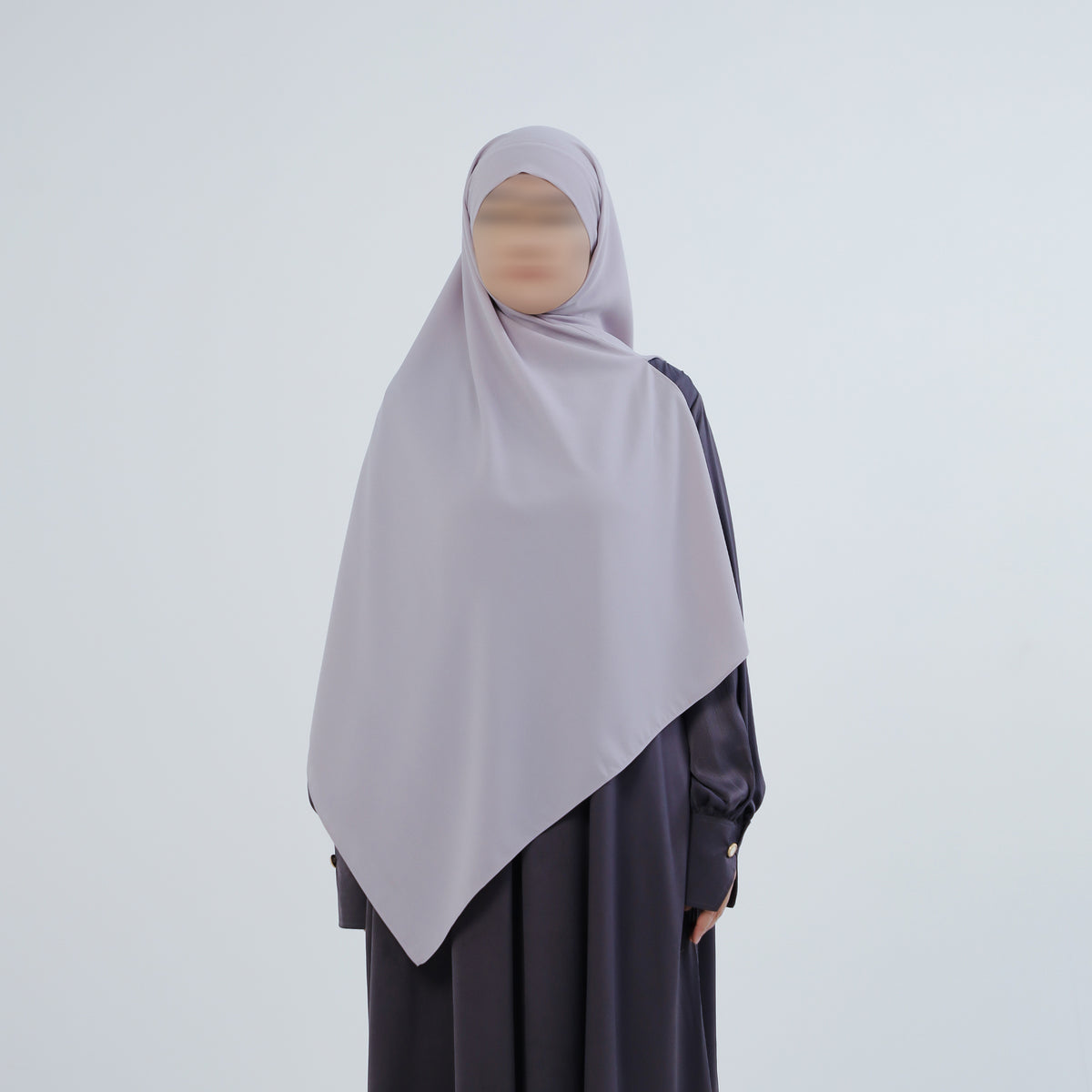 Bahira Pastel Purple Pashmina Bandana Instan (Pasban)
