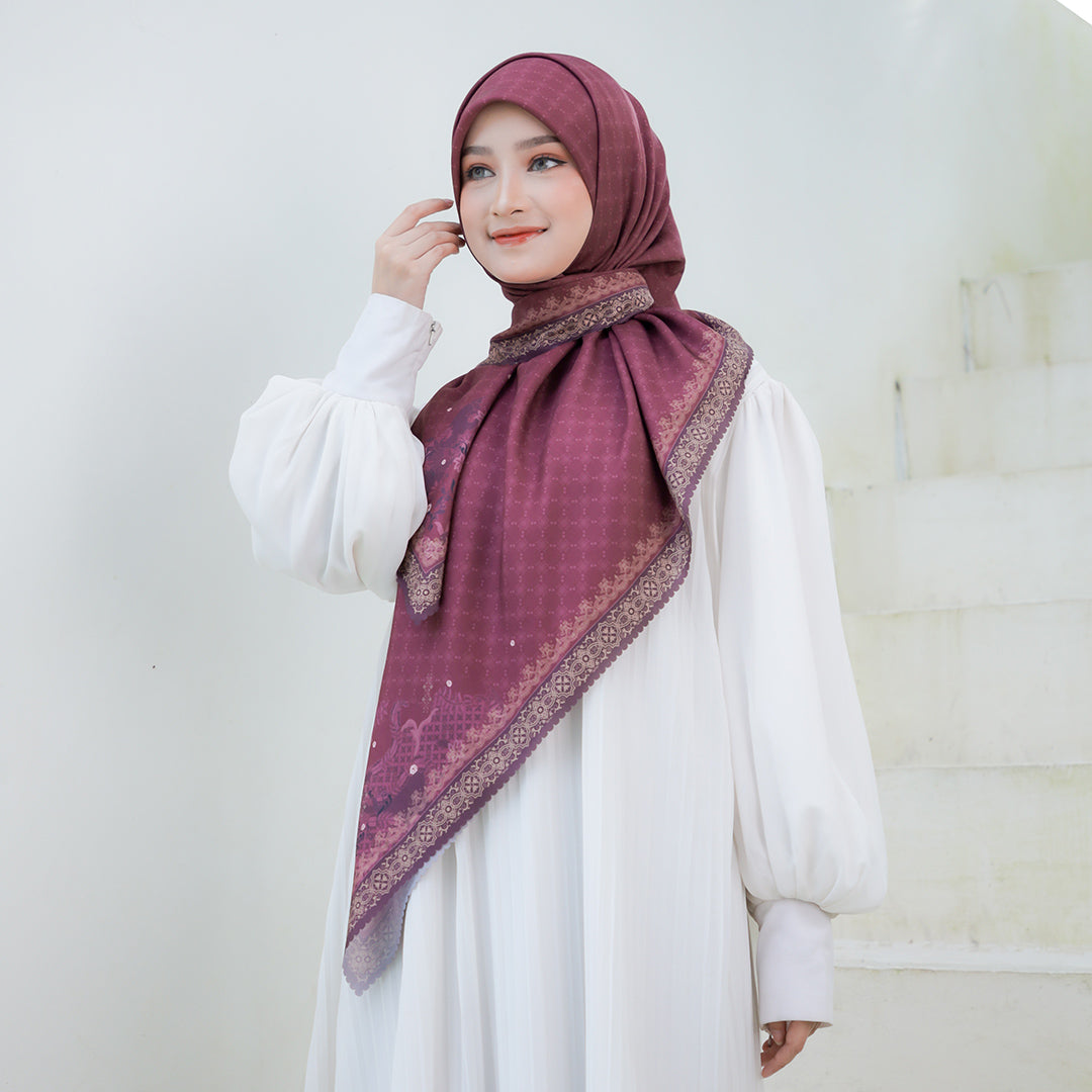 Sekar Embossed Printed Scarf