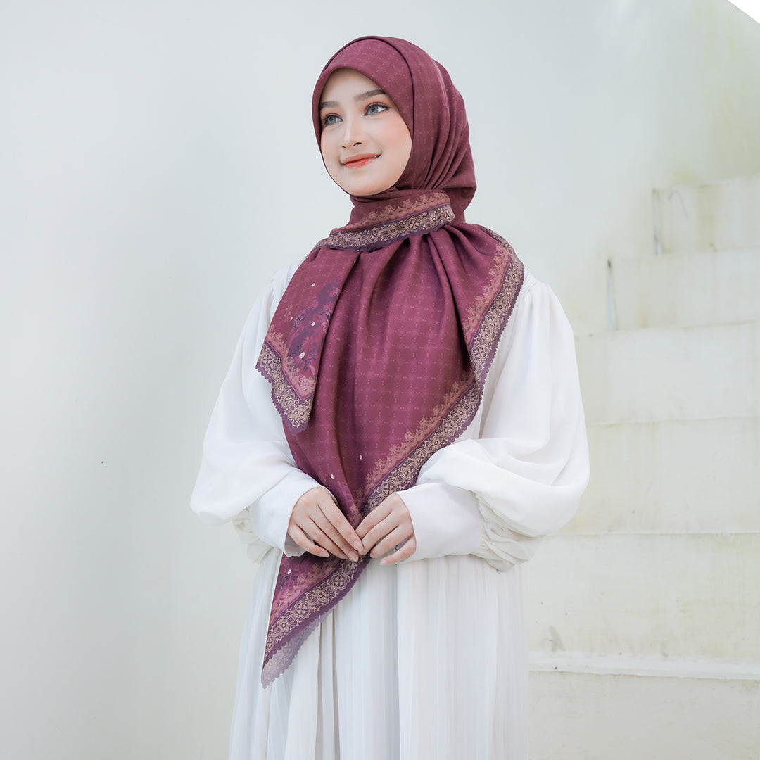 Sekar Embossed Printed Scarf