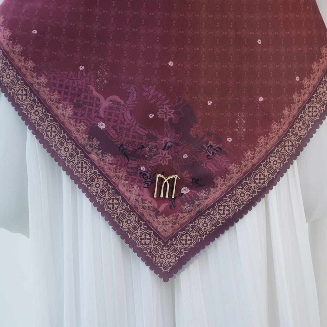Sekar Embossed Printed Scarf