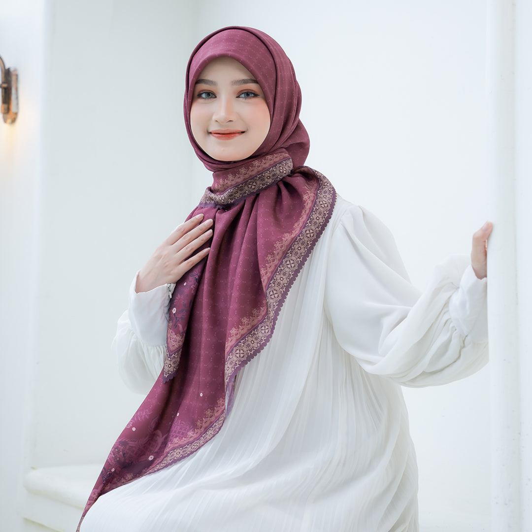 Sekar Embossed Printed Scarf