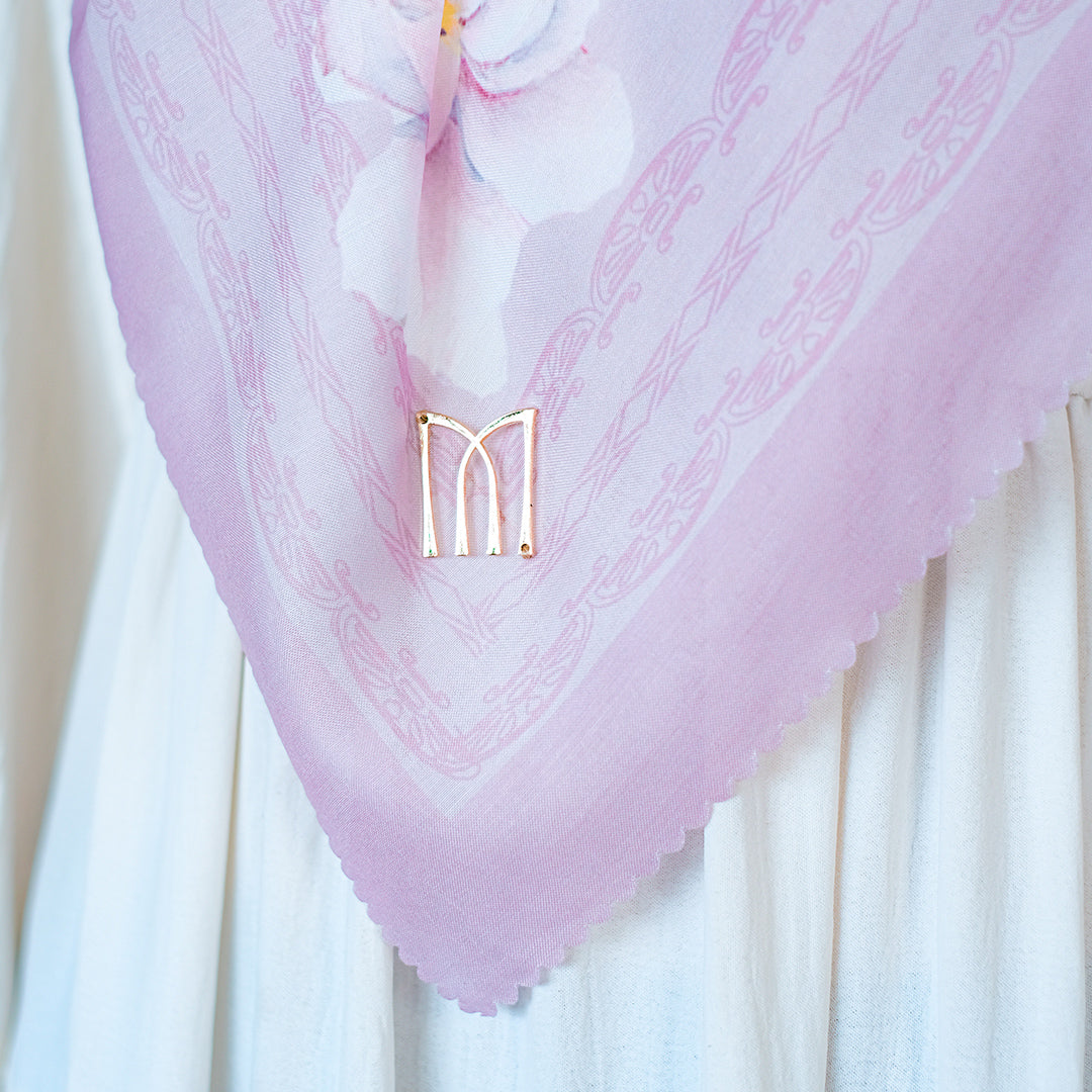 Liana Embossed Printed Scarf