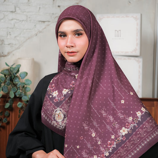 Askara Embossed Printed Scarf