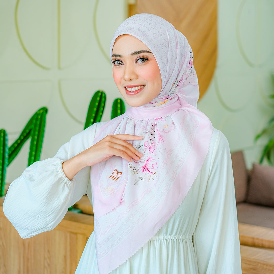 Liana Embossed Printed Scarf