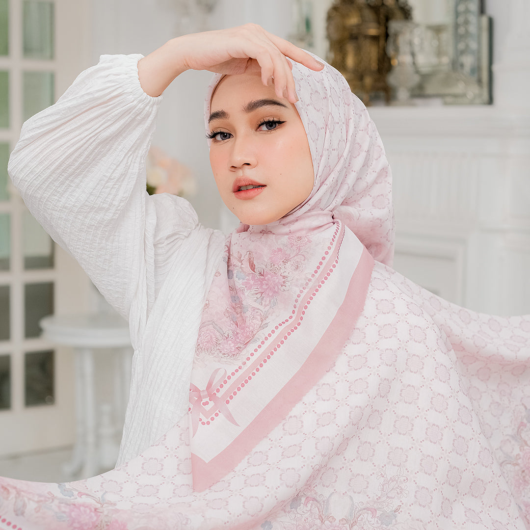 Luisha Embossed Printed Scarf