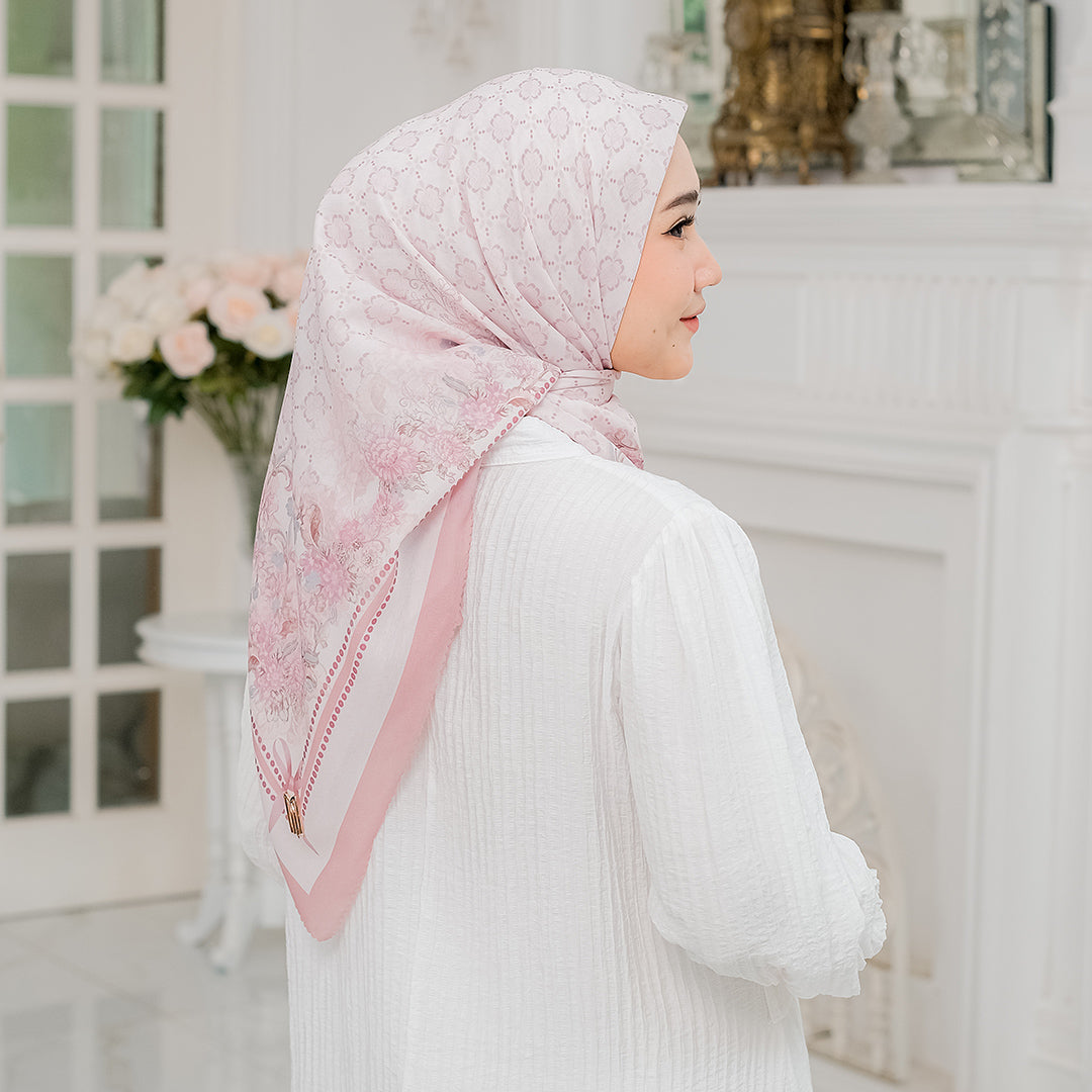 Luisha Embossed Printed Scarf