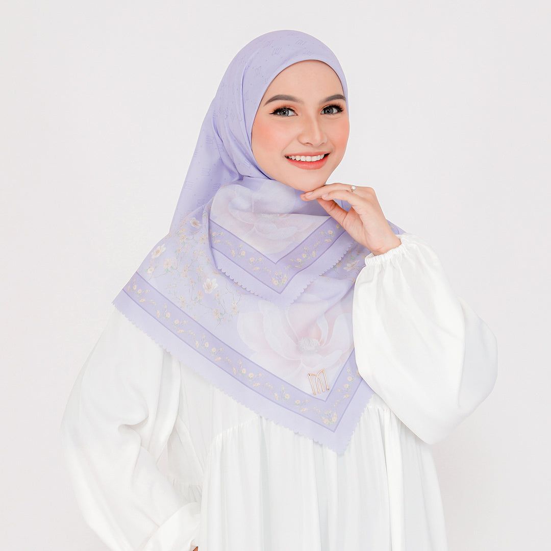 Andrea Embossed Printed Scarf