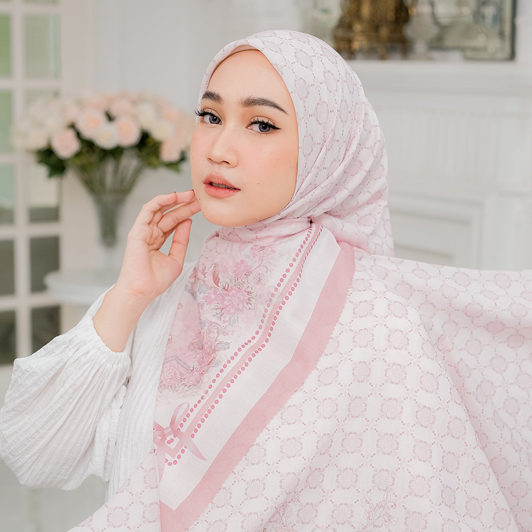 Luisha Embossed Printed Scarf