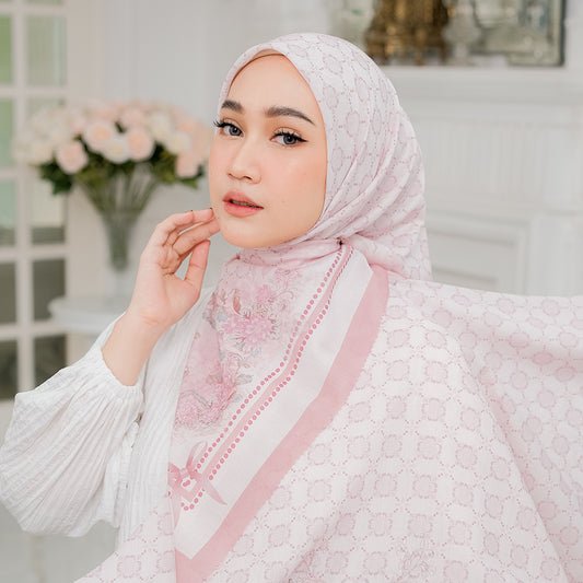 Luisha Embossed Printed Scarf