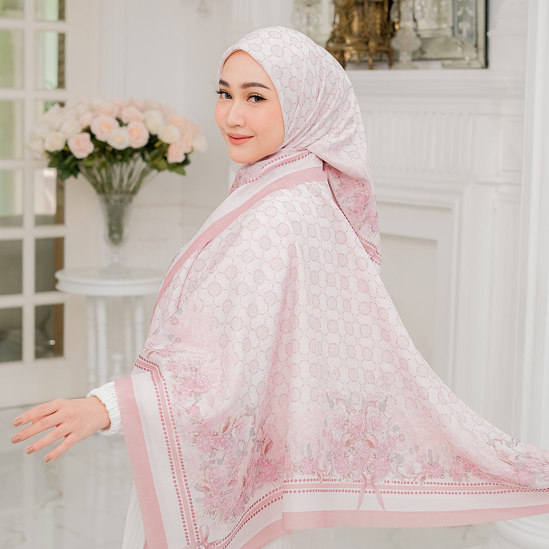 Luisha Embossed Printed Scarf