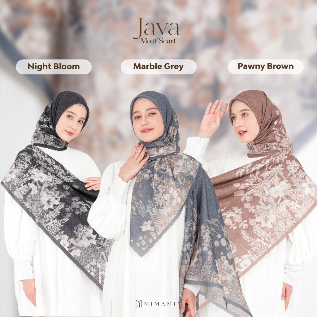Java Embossed Printed Scarf