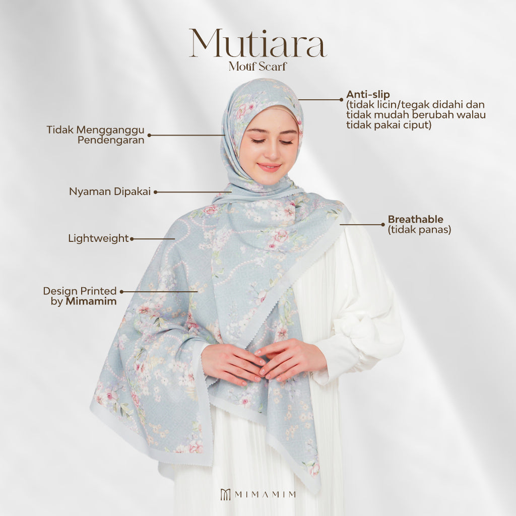 Mutiara Printed Scarf