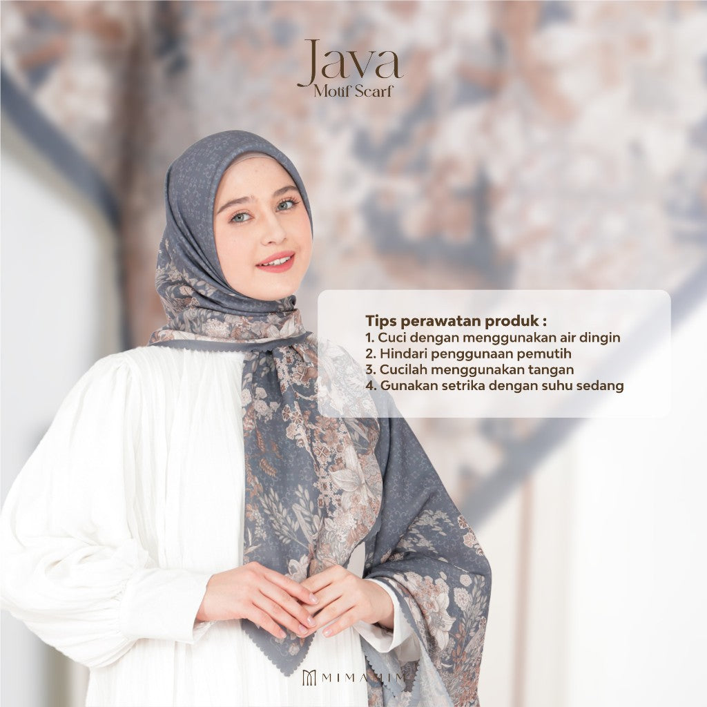 Java Embossed Printed Scarf