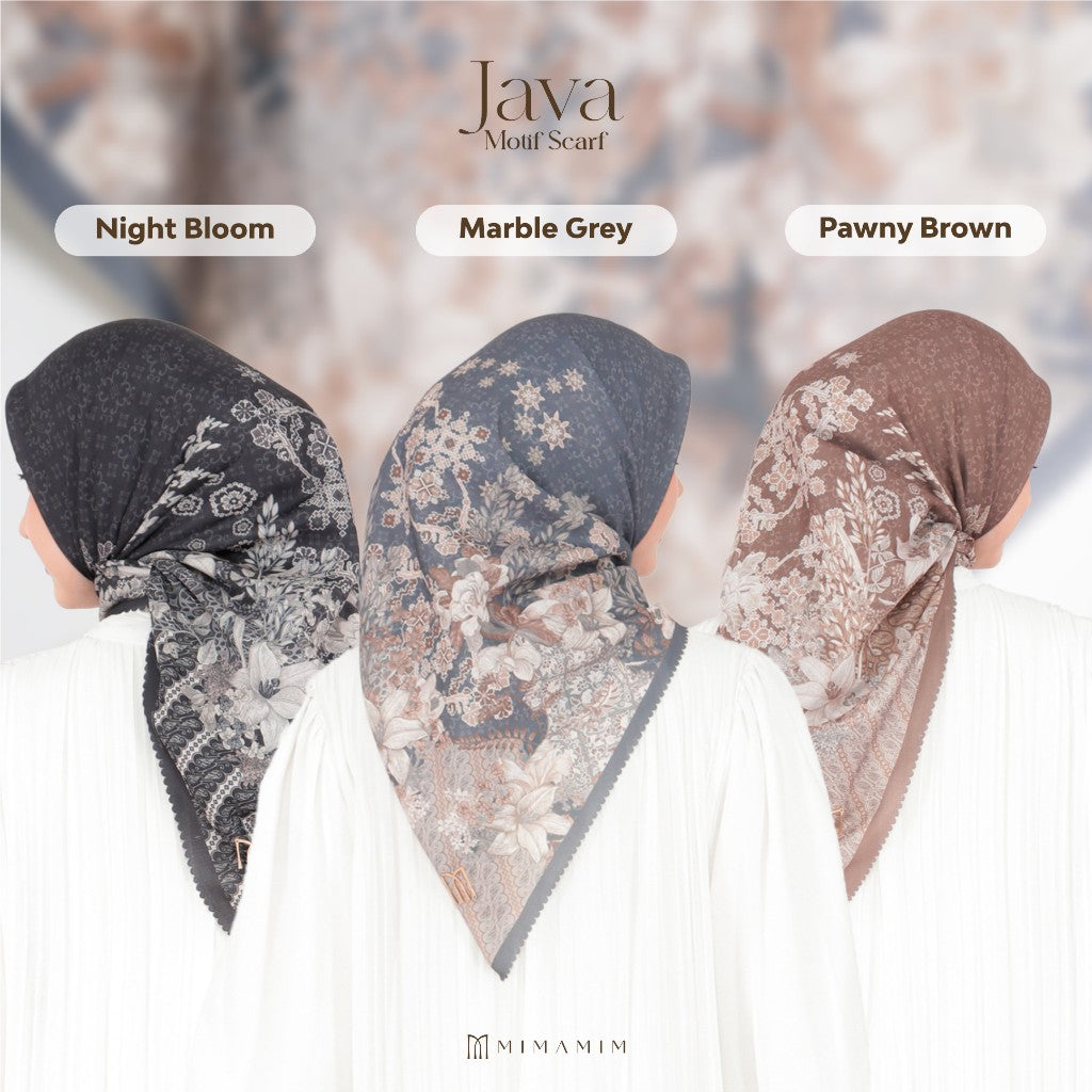 Java Embossed Printed Scarf