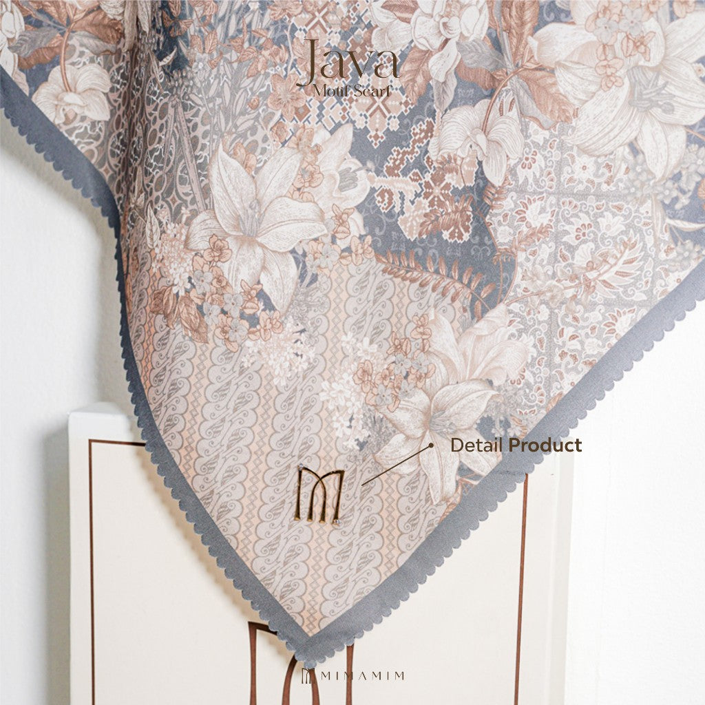 Java Embossed Printed Scarf