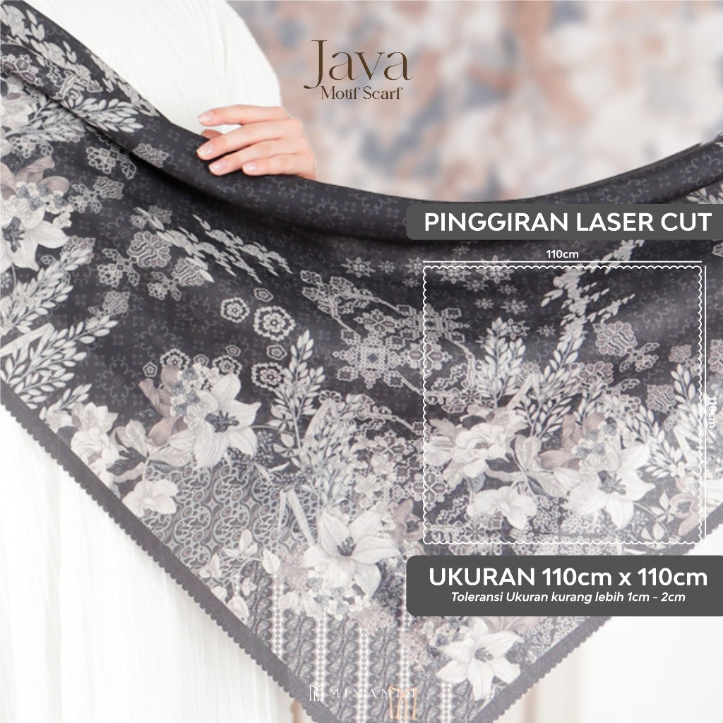 Java Embossed Printed Scarf