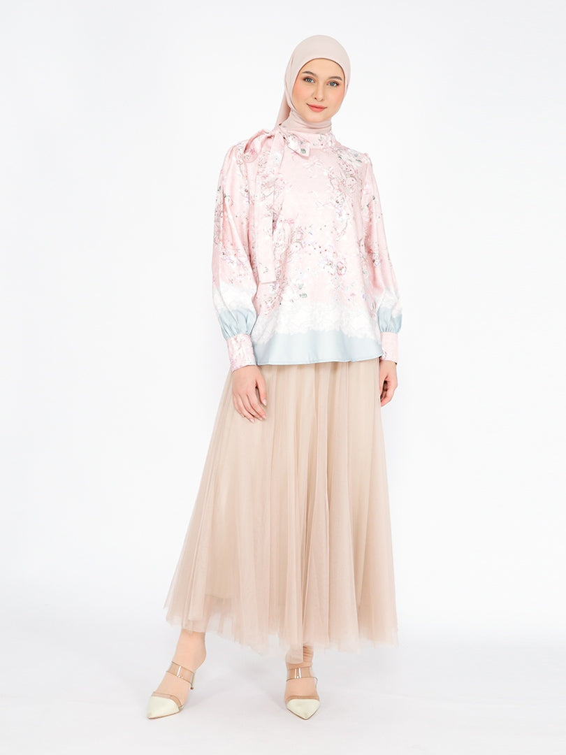 Blouse Elvera Silk Printed
