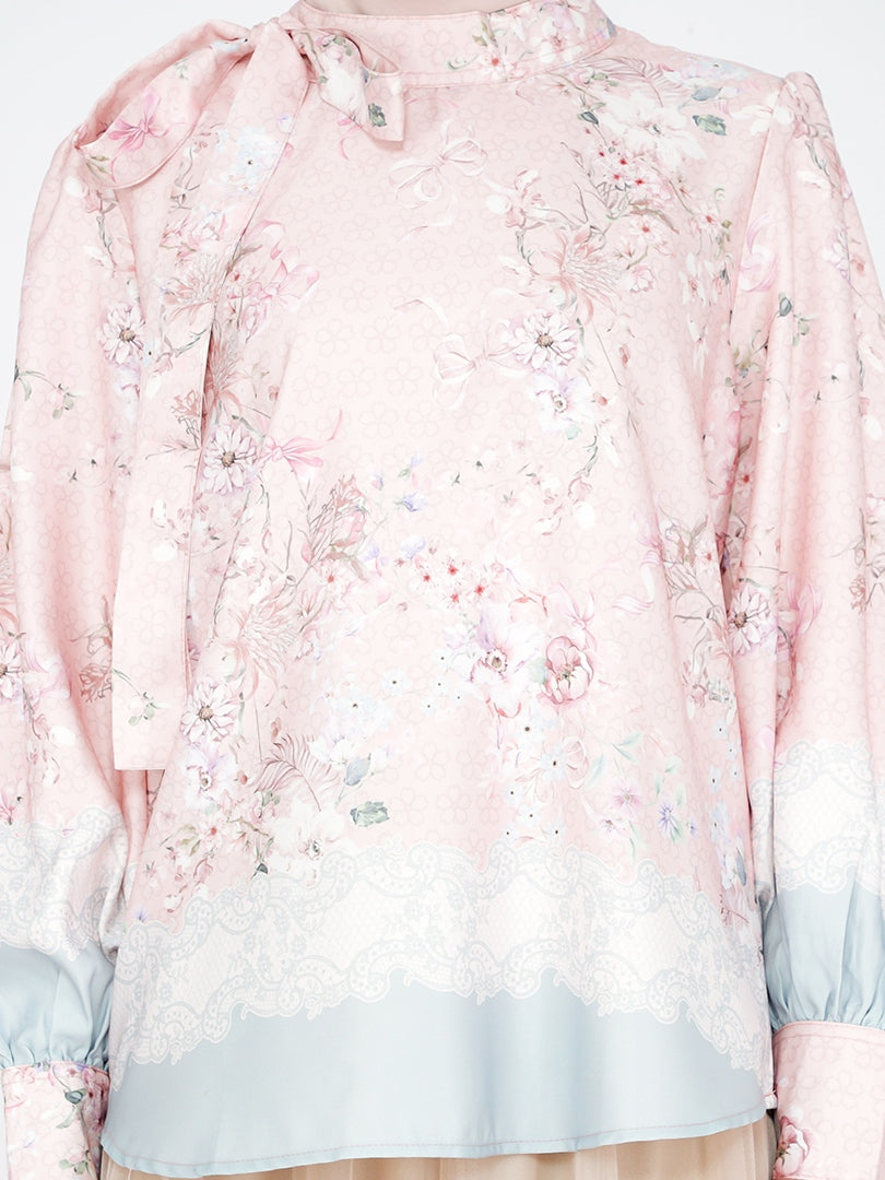 Blouse Elvera Silk Printed