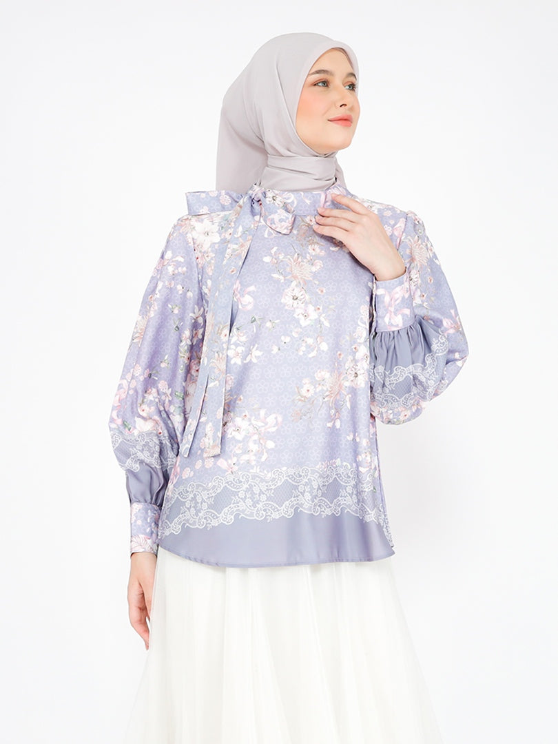 Blouse Elvera Silk Printed