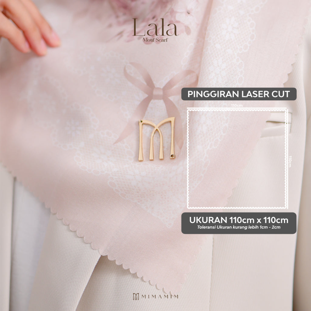 Lala Embossed Printed Scarf